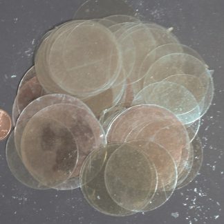 Thin mica discs